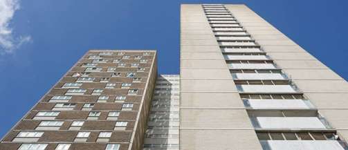 Millbrook tower stands tall following replacement of rainwater drainage stacks