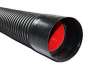 100mm x 3m Black Ridgiduct Power HV ENATS 12-24